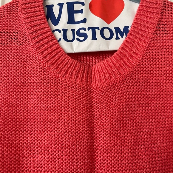 J. Crew Women's XS Petite Coral linen sweater vest, never worn - Picture 2 of 10